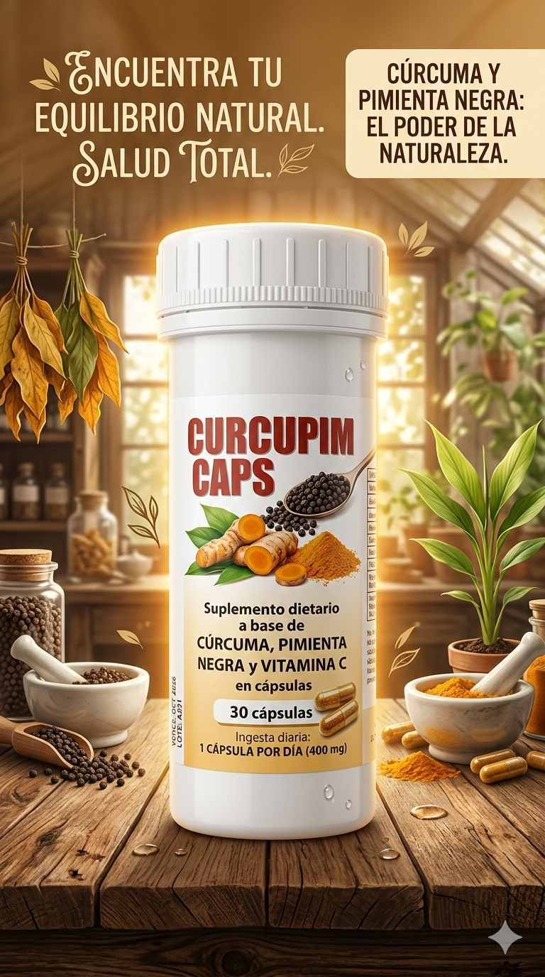Curcuspim (Curcuma+Pimienta Negra+Vitamina C)