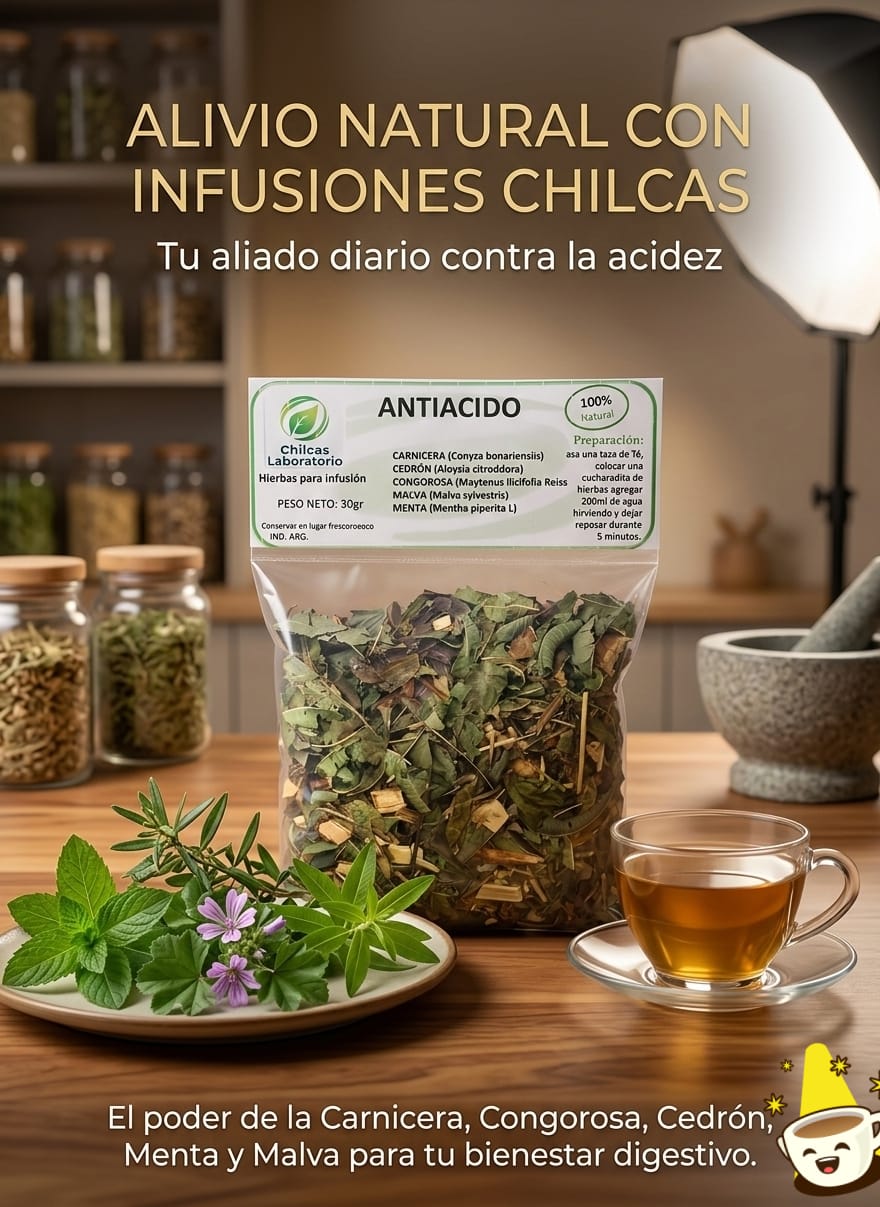 ANTIACIDO - Carnicera - Cedron - Congorosa - Malva - Menta