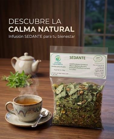 SEDANTE ; Cedron - Melisa - Pasiflora - Tilo